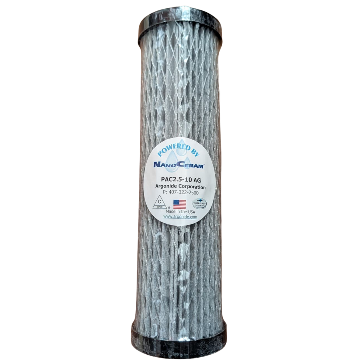 Argonide NanoCeram advanced 10-inch filter cartridge