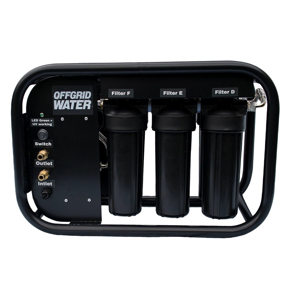 Offgrid Water's StageOne unit for water filtration