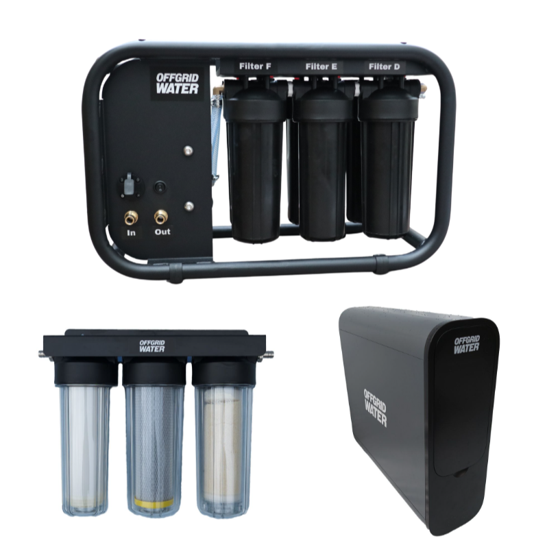 View of StageOne V2 + StageTwo + RO Combo | Complete Off-Grid Water ...